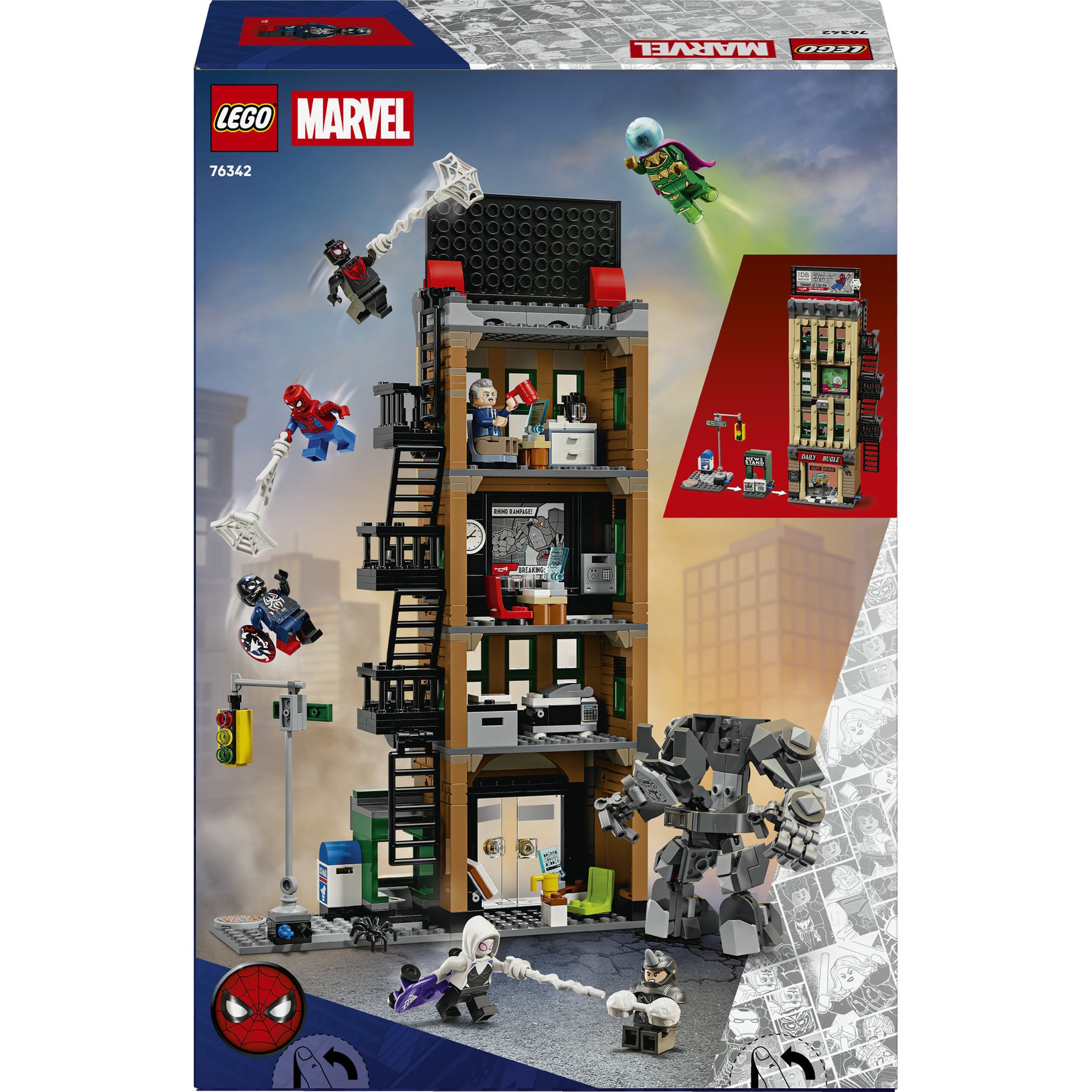 Lego Super Heroes 76342 Marvel Spider-Man contro Mysterio: The Daily Bugle