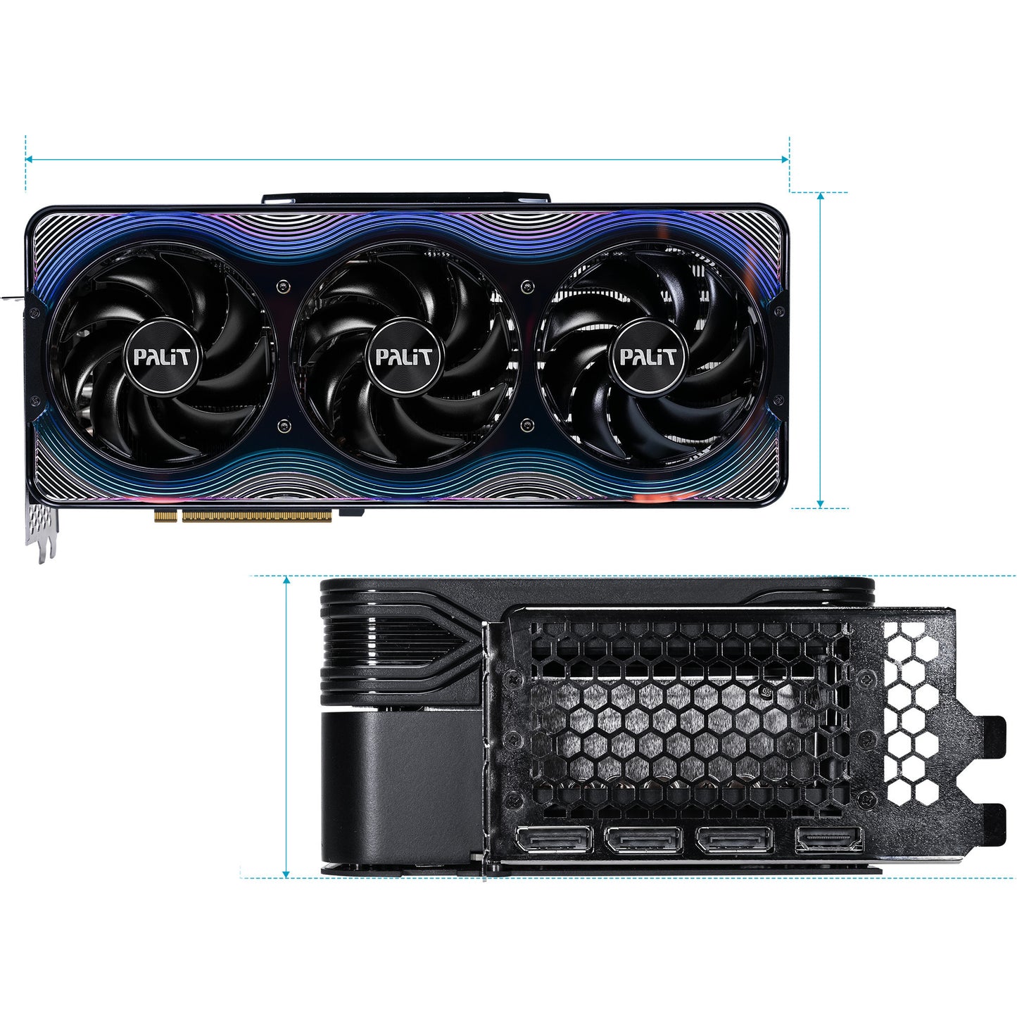 Scheda grafica Palit Geforce RTX 5090 Gamerock OC (3x Display Port, 1x HDMI 2.1, DLSS 4)