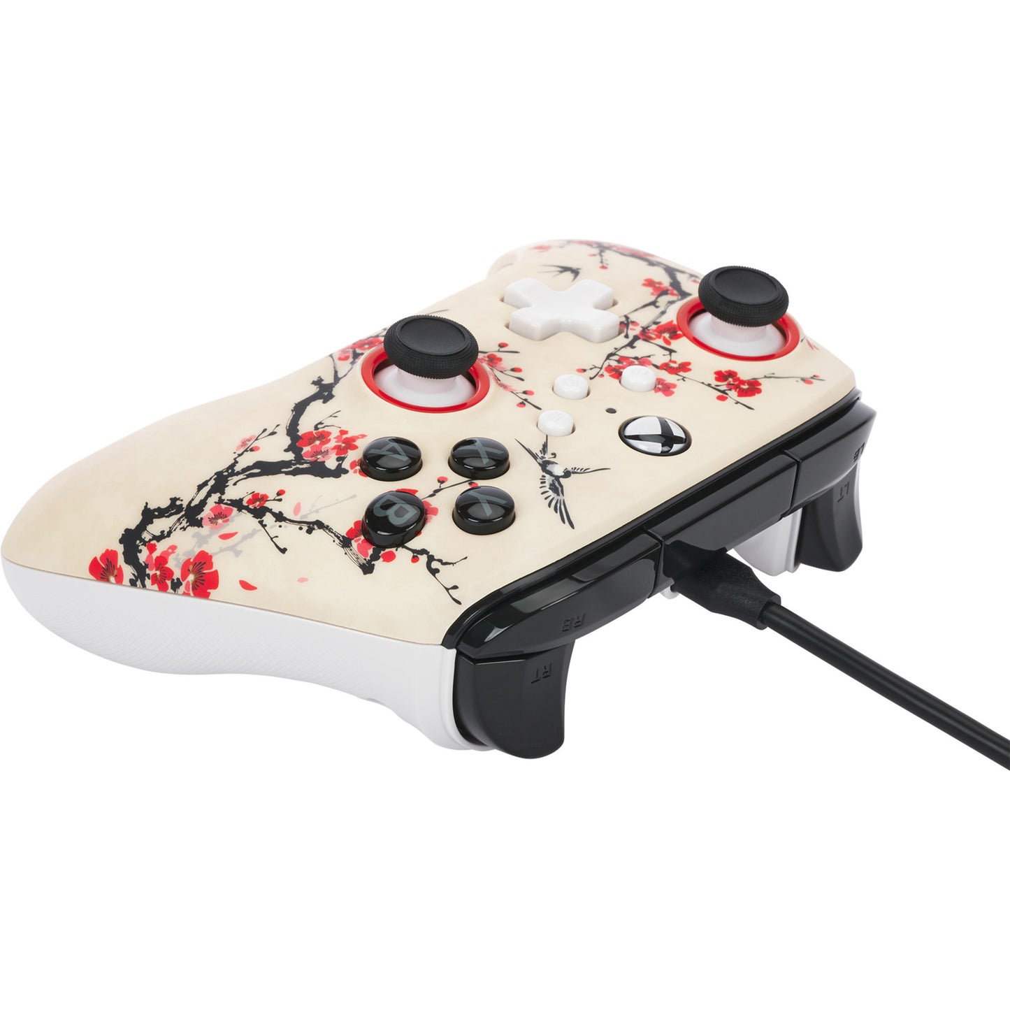 Controller Powera Advantage con cavo per xbox serie x|s - Warrior's Nirvana (magnolia white, xbox serie x|s, xbox one, PC)