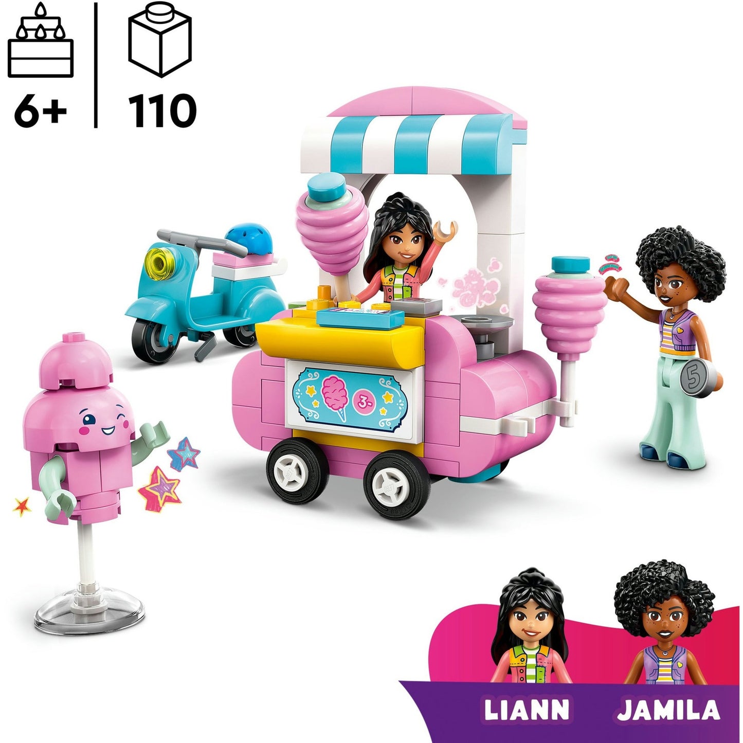 LEGO LEGO Friends 42643 Cotton Candy and Scooter