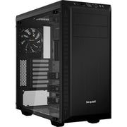 Be quiet! pure base 600 window midi tower behuizing (zwart | 2x usb-a | tempered glass) - afbeelding 1