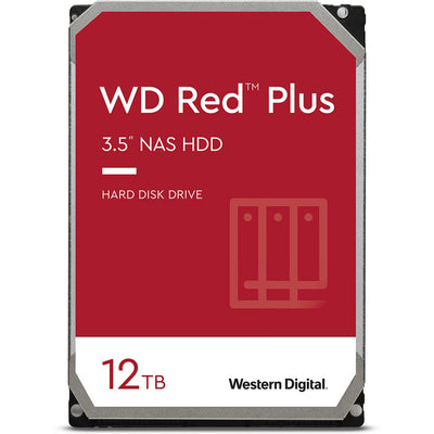 Disco rigido WD Red Plus da 12 TB (120EFGX, SATA 600, 24 7, AF)