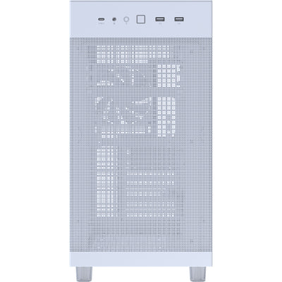 Asus Prime Ap303 - Carcasa Midi Tower con panel de vidrio templado (Blanco | 2x USB-A | 1x USB-C | Vidrio templado)