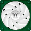 Thermaltake ct120 ex argb sync ventola di raffreddamento per PC racing green (pacchetto da 3 ventole) ventole per case (verde, 3 pezzi, 120 x 120 x 25 mm, pwm)
