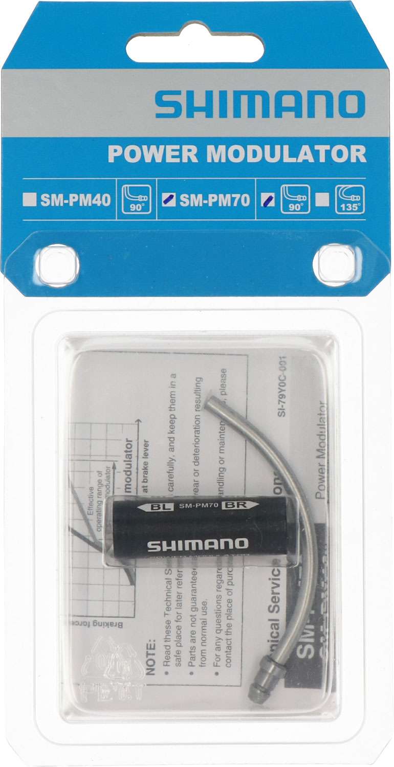 Modulador de potencia de Shimano 90 grados azul RSMPM40LC de 2 piezas