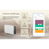 Calentador convector wifi Mill co1500maxwifi3 (blanco negro, 1500 vatios, wifi + control por aplicación)