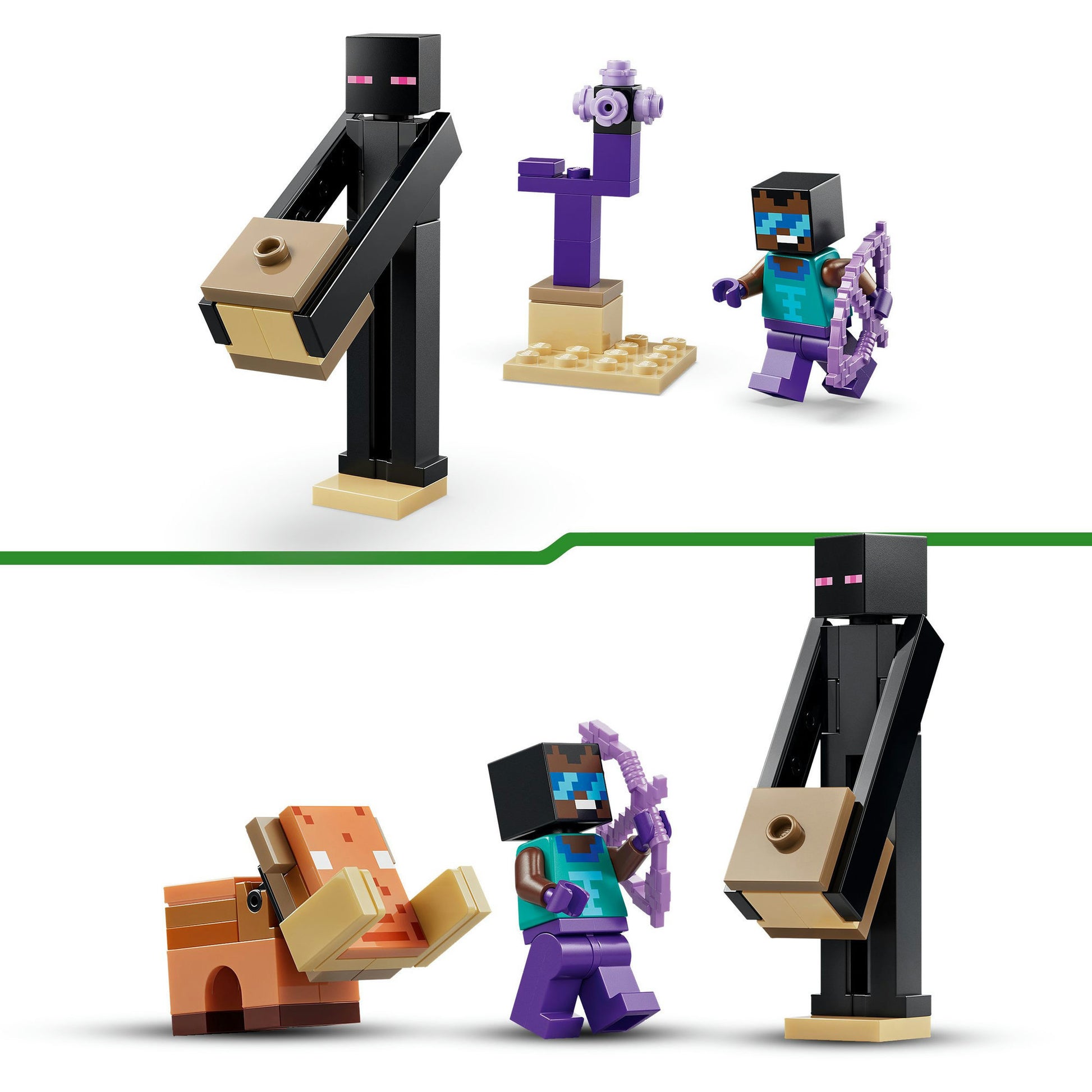 Lego 21584 Minecraft Viaggio nel Nether e nel Portale della Fine | 2 pezzi