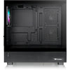 Carcasa de torre midi Thermaltake view 270 tg argb (negro | 2x usb-a | 1x usb-c | rgb | vidrio templado)