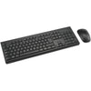 Kensington km150 eq wireless desktop set desktopset (zwart, us lay-out (qwerty), membraan, 100%, 1200 dpi)