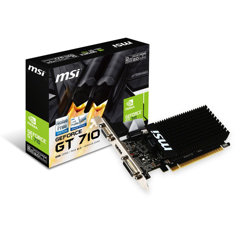 Scheda grafica MSI GT 710 2GD3H LP (VGA, DVI, HDMI, basso profilo)