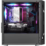 Silverstone sst-fah1mb-pro midi tower behuizing (zwart | 3x usb-a | rgb | tempered glass) - afbeelding 16