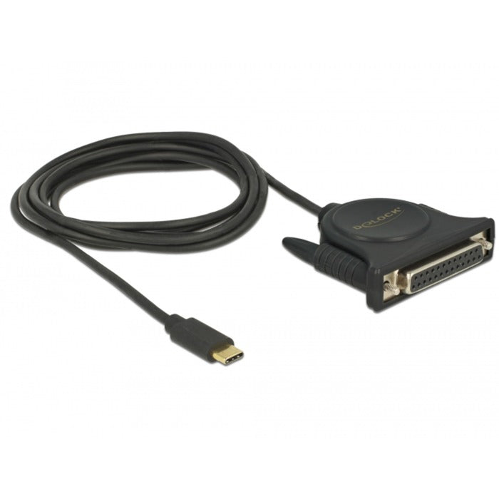 Delock USB-C 2.0 Maschio> 1 x DB25 DB25