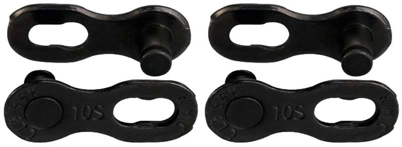 KMC MISSLINK 10 DLC - Connettore a catena a velocità 10, 5,88 mm, nero