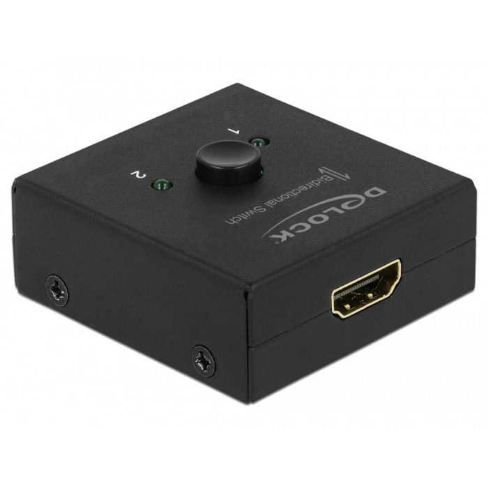 Delock HDMI Switch 2 1 bidirezionale 4K 60 Hz