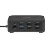 Estación de acoplamiento Club 3D 12-1 USB-C® Quad DisplayLink (negra)