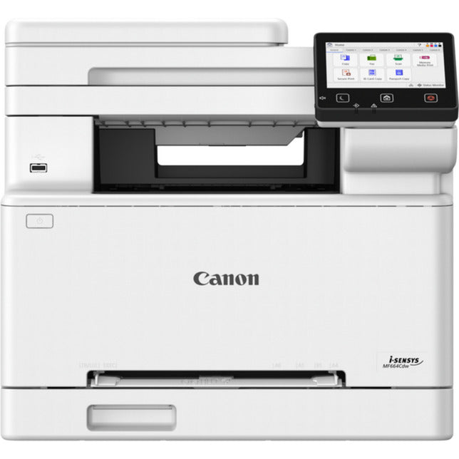Impresora láser color todo en uno Canon i-sensys mf664cdw (gris negro, copiar, escanear, USB, LAN, WLAN)