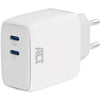 Connettività ACT USB-C Caricatore 65W 2 porte con consegna PPP e G