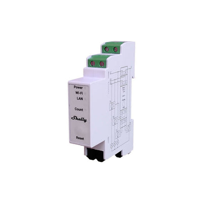 Dispositivo di misurazione Shelly pro 3em-120a v2 (bianco, lan, wifi, bluetooth)