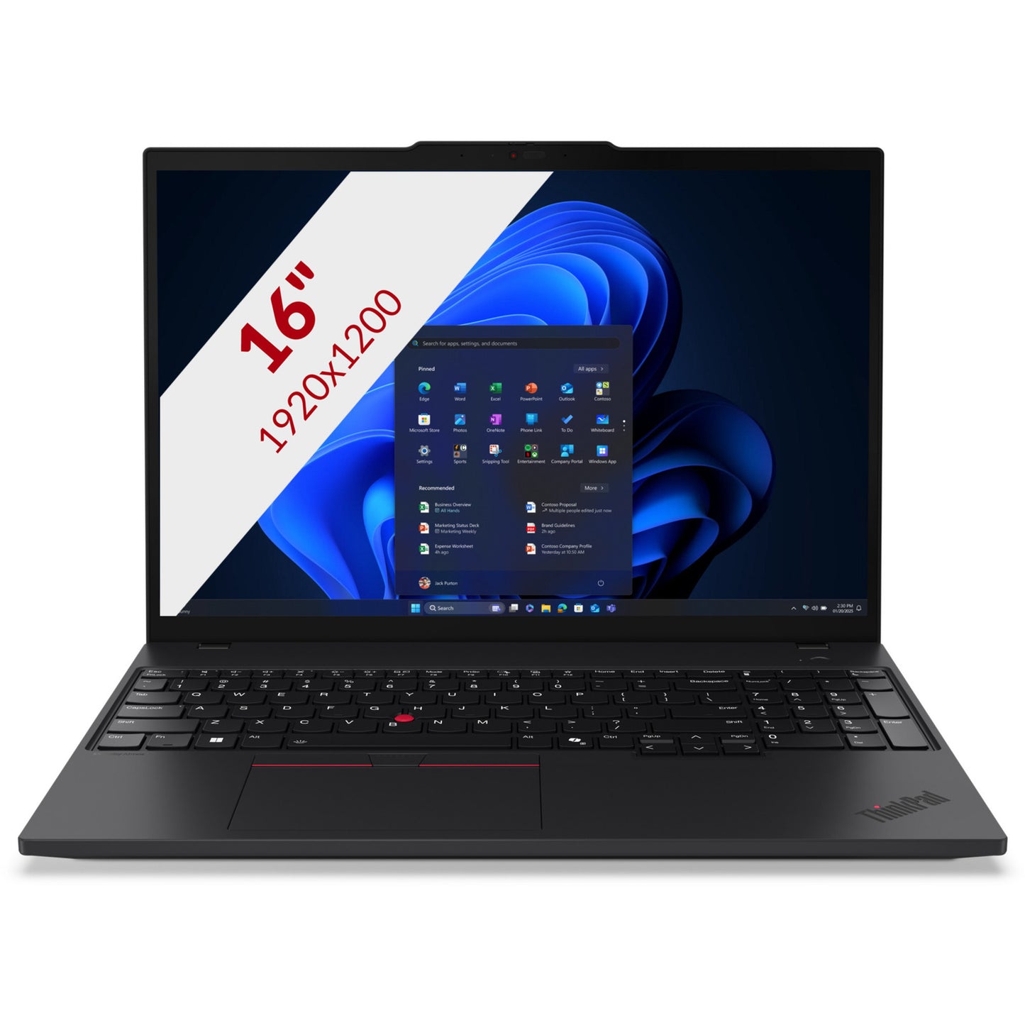 Laptop Lenovo thinkpad t16 gen 4 (21qe005bmh) 16 (nero | core ultra 5 225u | grafica Intel | 16 GB | SSD da 512 GB)