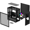 Deepcool cyclops midi tower behuizing (zwart | 1x usb-a | 1x usb-c | window)