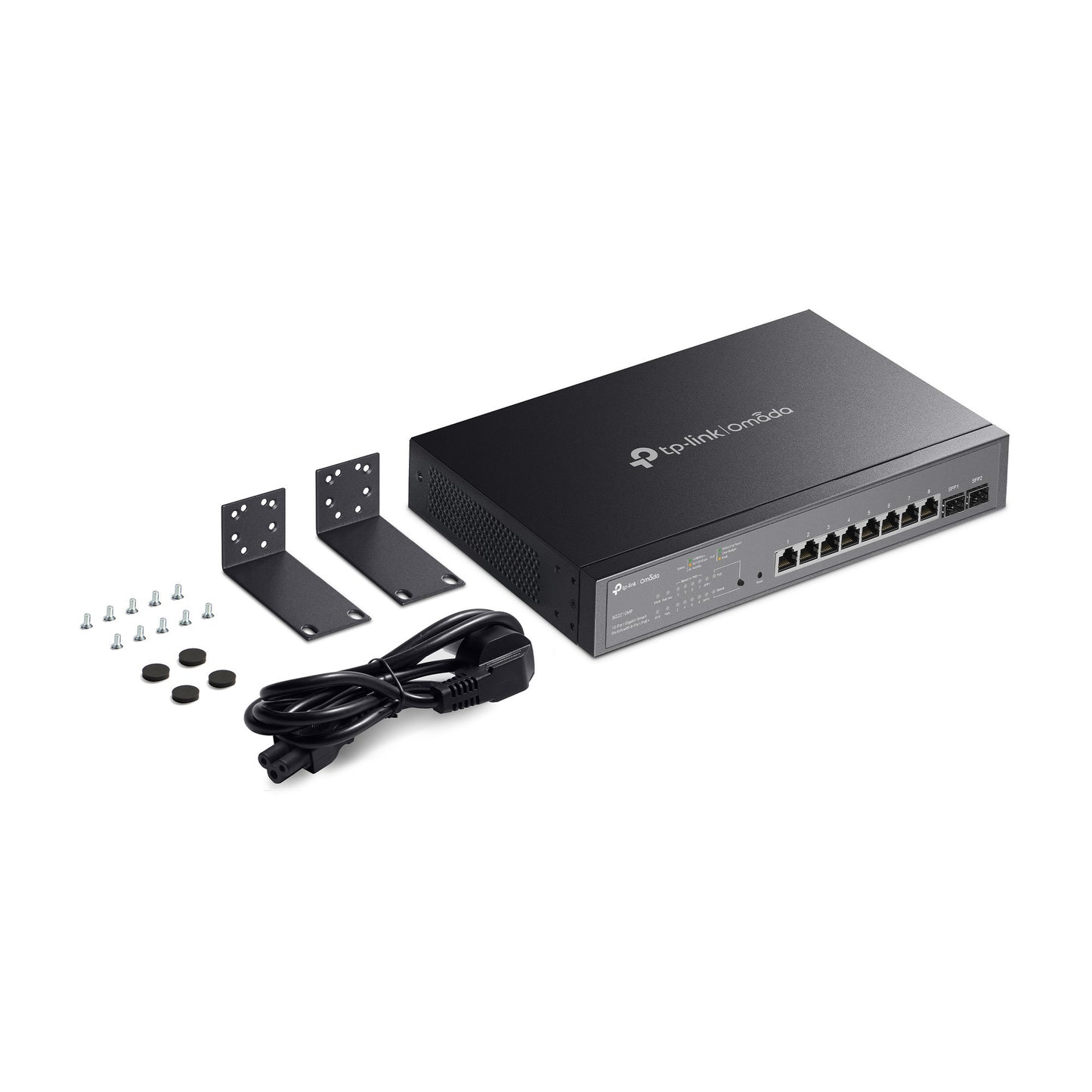 Tp-link Omada SG2210MP Jetstream Smart Switch Gigabit a 10 porte (nero, 8x PoE+, 2x Gigabit SFP)