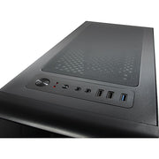 Inter-tech cxc2 midi tower behuizing (zwart | 3x usb-a | window) - afbeelding 9