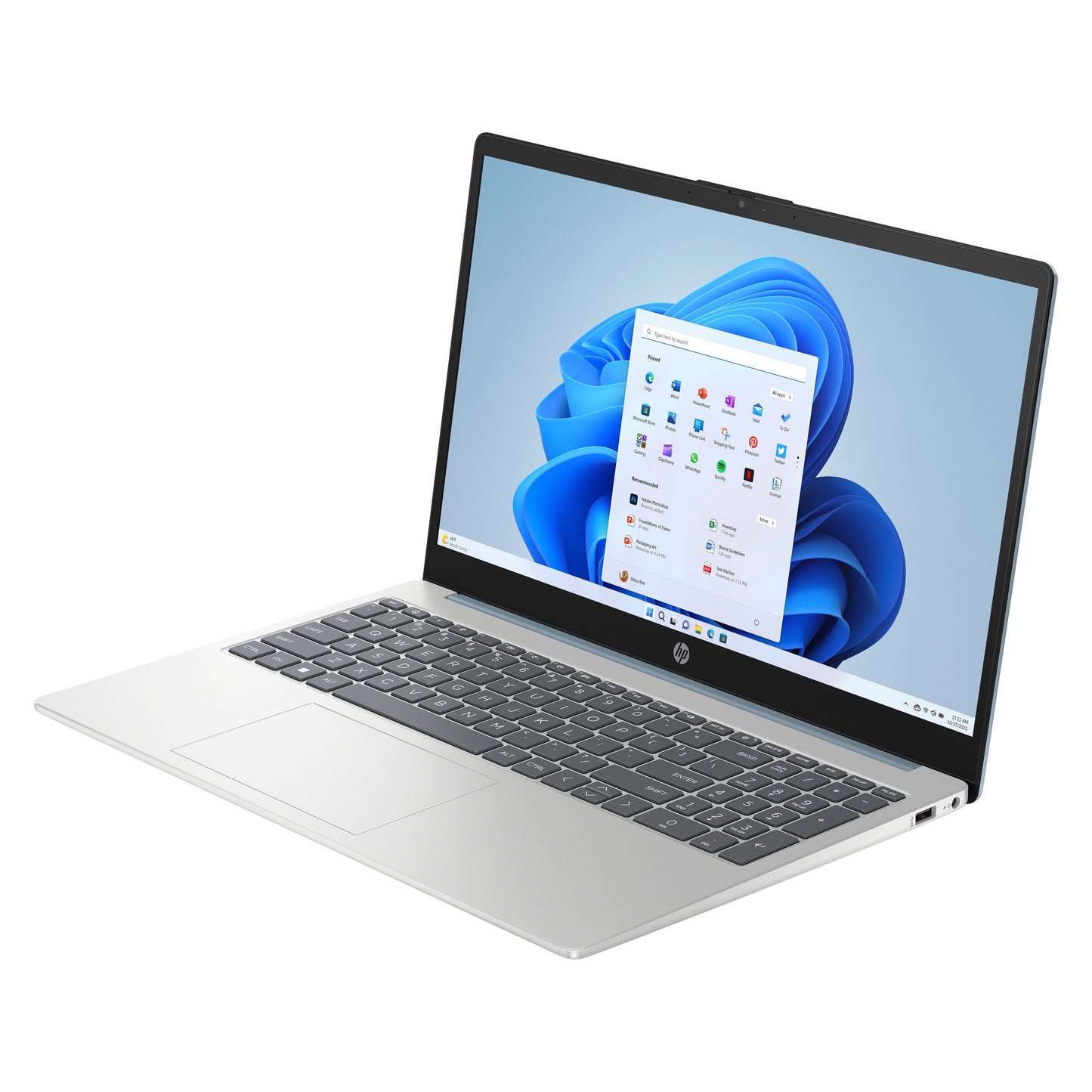 Laptop Hp 15-fd1251ndx 15.6 (blu argento | core 5 120u | grafica Intel | 8 GB | SSD da 512 GB)