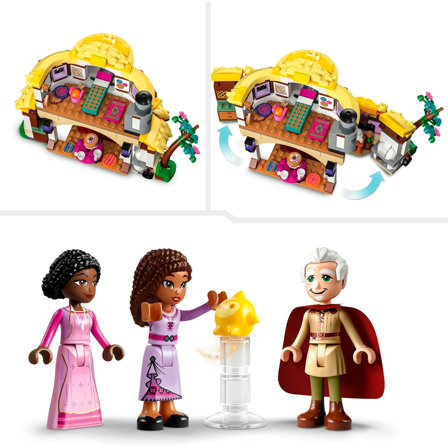 Lego Disney - Giocattolo da costruzione della casa di Asha (43231)