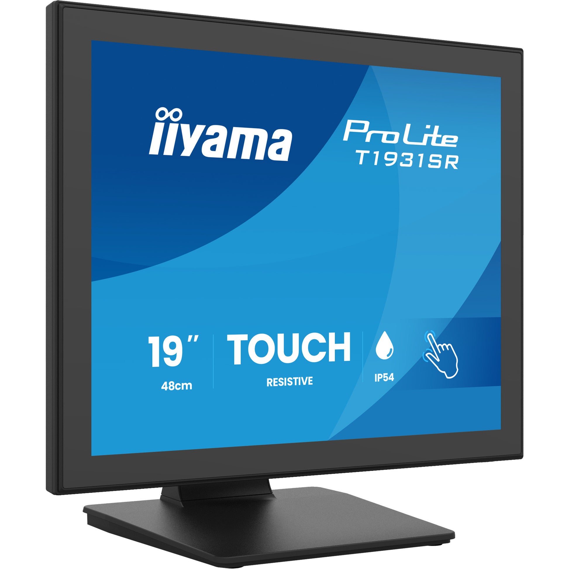 Monitor touchscreen Iiyama prolite t1931sr-b2s 19 (nero, vga, hdmi, displayport, audio, touchscreen)