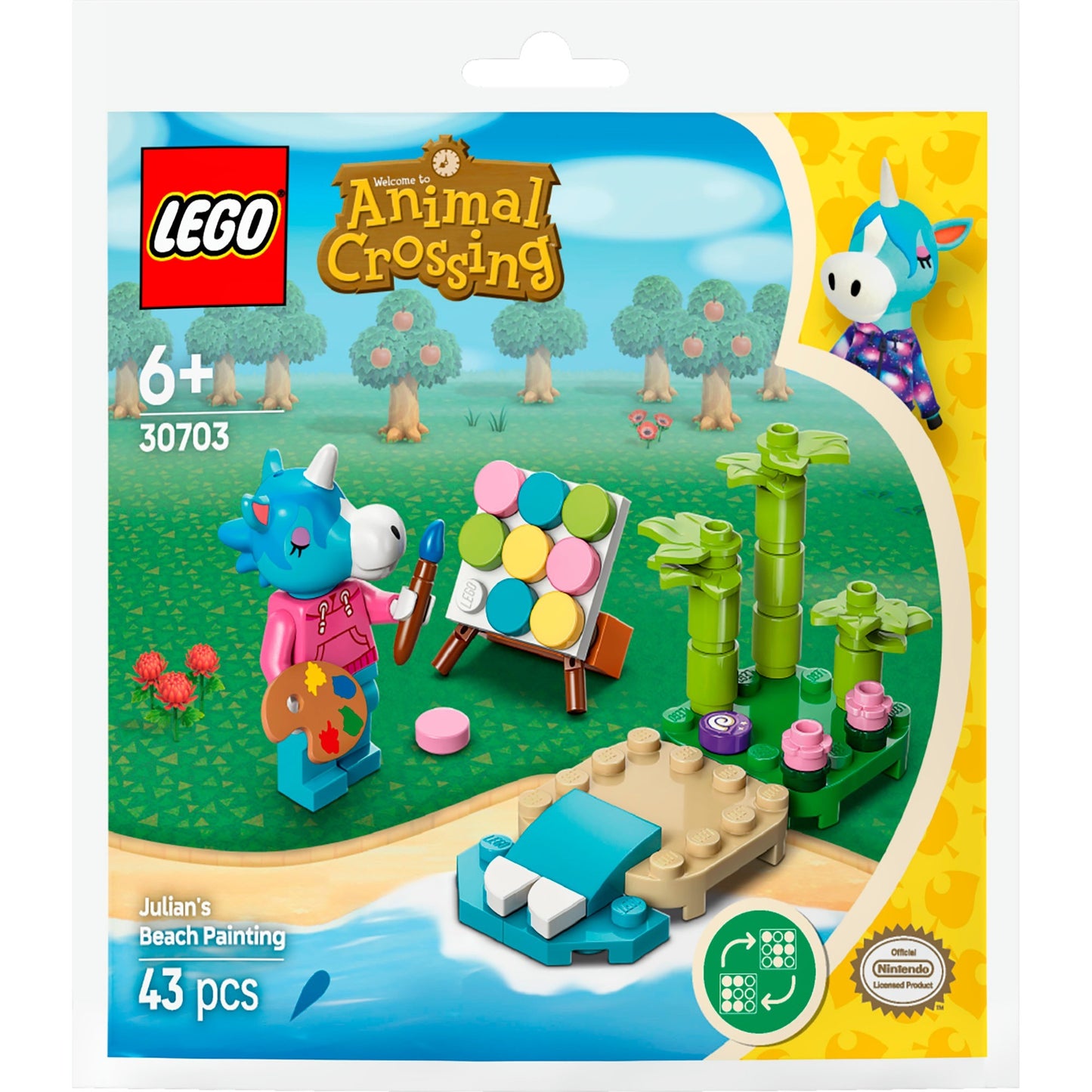 Lego 30703 Animal Crossing Borse Painting with Julian