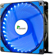 Inter-tech l-12025 120x120x25mm case fan (zwart blauw, 120 x 120 x 25 mm) - afbeelding 1