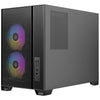 Custodia mini tower Antec Flux M (nera | 1x USB-A | 1x USB-C | vetro temperato)