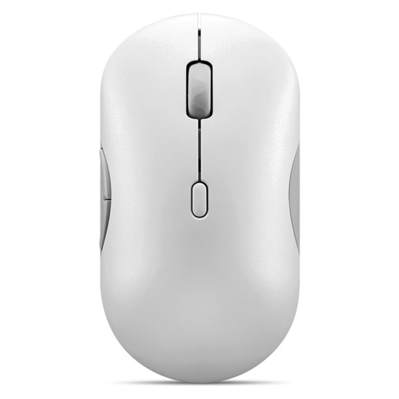 Mouse silenzioso wireless multidispositivo Lenovo 700 (bianco, 1600 - 4000 dpi, Bluetooth 5.3 2.4 GHz)