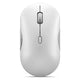 Mouse silenzioso wireless multidispositivo Lenovo 700 (bianco, 1600 - 4000 dpi, Bluetooth 5.3 2.4 GHz)