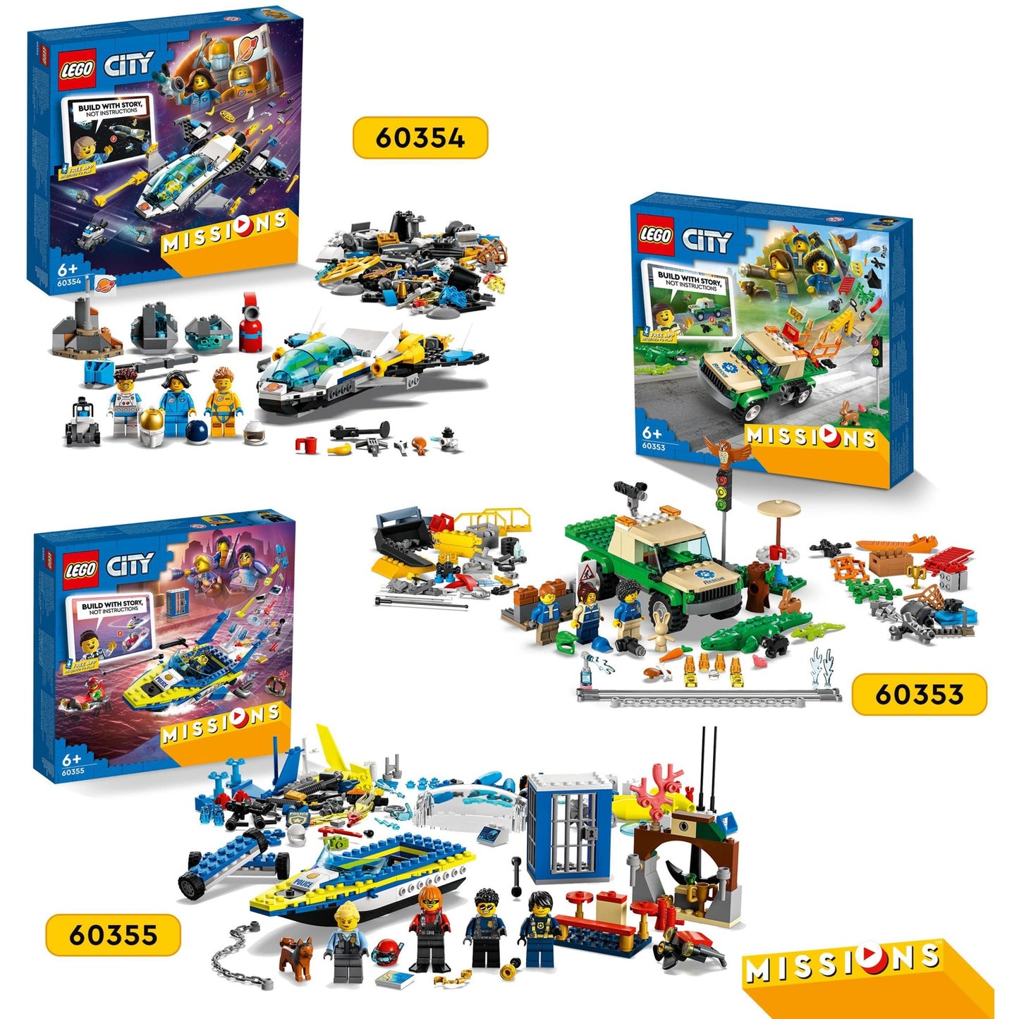 Lego City - Juguete de construcción para misiones de rescate de animales salvajes (60353)