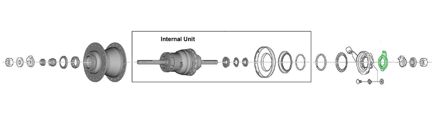 Shimano Y33Z98020 Cassettes Decreto Bajonet Cierre 7V 8V
