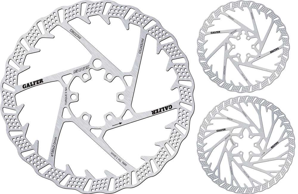 Galfer bike shark® mtb 6-bolt brake disc
