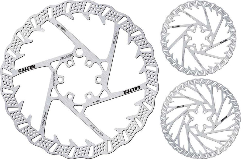 Galfer bike shark® mtb 6-bolt brake disc