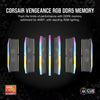 Corsair Vengeance RGB 32 GB DDR5-6000 (2x 16 GB) RAM (negro, cmh32gx5m2d6000z38, xmp, expo)