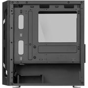 Silverstone sst-fah1mb-pro midi tower behuizing (zwart | 3x usb-a | rgb | tempered glass) - afbeelding 7