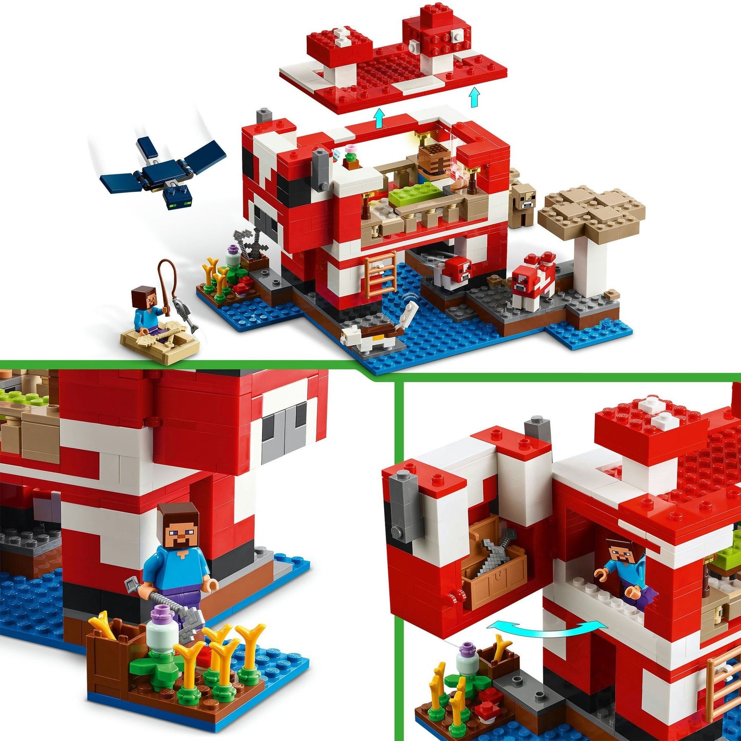 LEGO LEGO MINECRAFT 21270 LA CASA MOOSHROOM