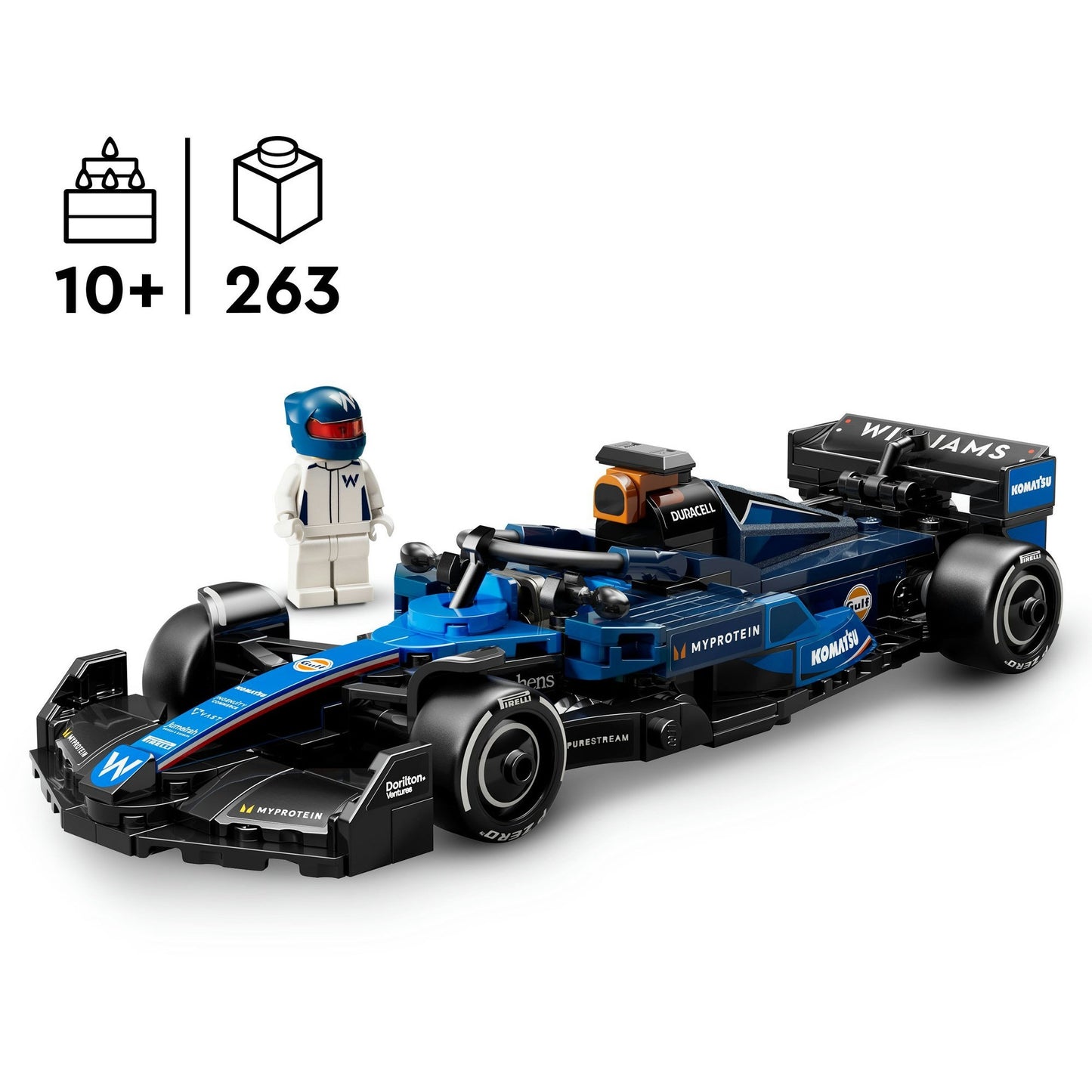 LEGO Speed ​​Champions 77249 Williams Racing FW46 F1 Racing Car