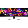 Monitor da gioco ultrawide curvo MSI MPG 491CQP QD-OLED 49 (nero, 2x HDMI, Display Port, 2x USB-A, USB-B, USB-C, 144 Hz)