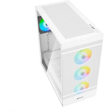Sharkoon rebel c50 white rgb midi tower behuizing (wit | 2x usb-a | 1x usb-c | rgb | tempered glass) - afbeelding 3