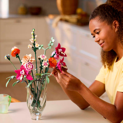 Bouquet rosa Lego Lego Botanicals 10342