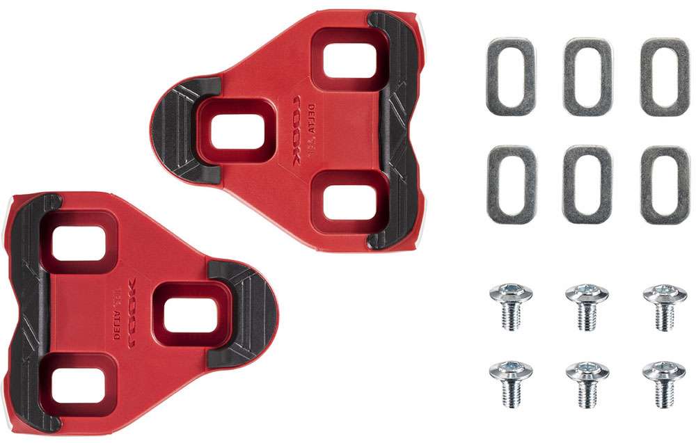 Look schoenplaatjes delta grip rood