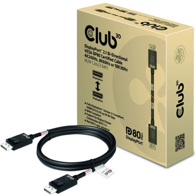 Club 3D DisplayPort 2.1 Bidireccional VESA DP80 certificado