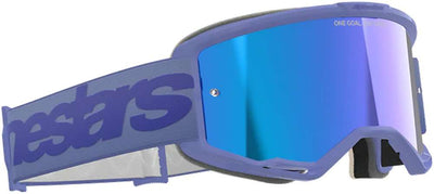 Alpinestars vision 5 wordmark (mirror blue) - mtb goggle
