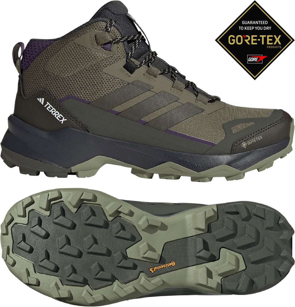 Adidas terrex skyschaser ax5 mid gtx - zapatillas de senderismo para mujer