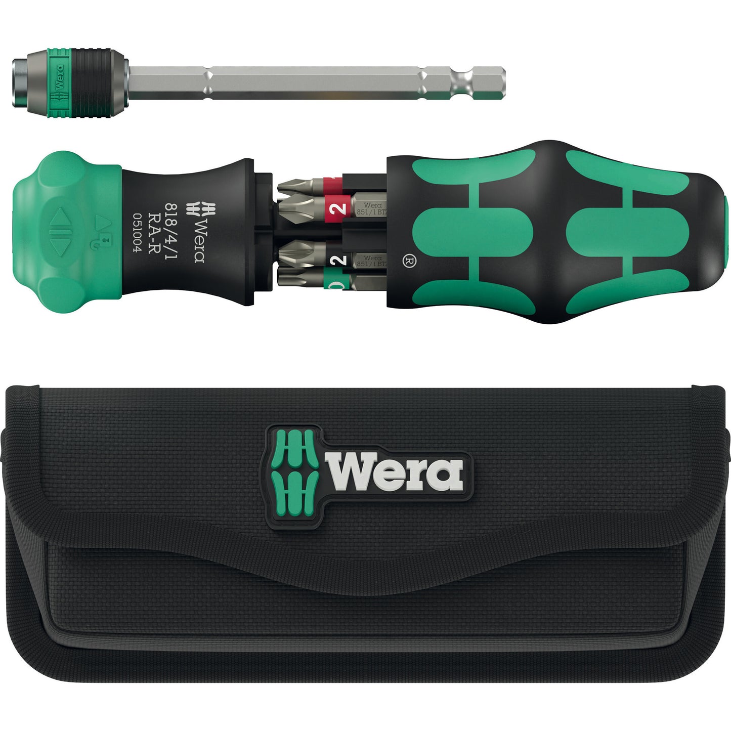 Wera kraftform kompakt 20 ra-r mit tasche bitschroevendraaier 1 4